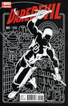 Cover for Daredevil (Marvel, 2014 series) #1 [Paolo Rivera Black & White Variant]