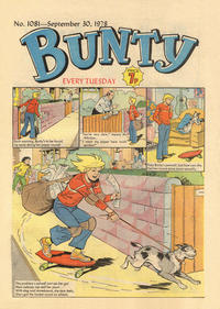 Cover Thumbnail for Bunty (D.C. Thomson, 1958 series) #1081