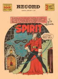 Cover for The Spirit (Register and Tribune Syndicate, 1940 series) #1/5/1941 [Philadelphia Record edition]