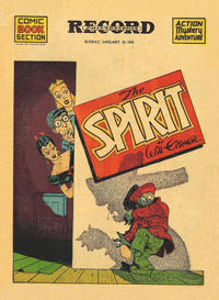 Cover for The Spirit (Register and Tribune Syndicate, 1940 series) #1/19/1941 [Philadelphia Record edition]