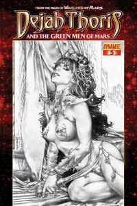 Cover Thumbnail for Dejah Thoris and the Green Men of Mars (Dynamite Entertainment, 2013 series) #5 [Jay Anacleto Sketch Subscription Exclusive Variant]