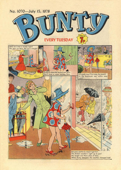 Cover for Bunty (D.C. Thomson, 1958 series) #1070