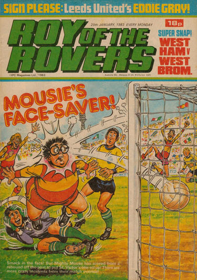 Cover for Roy of the Rovers (IPC, 1976 series) #29 January 1983 [324]