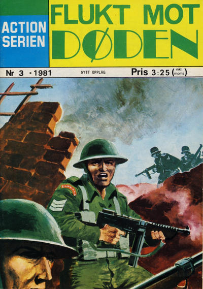 Cover for Action Serien (Atlantic Forlag, 1976 series) #3/1981