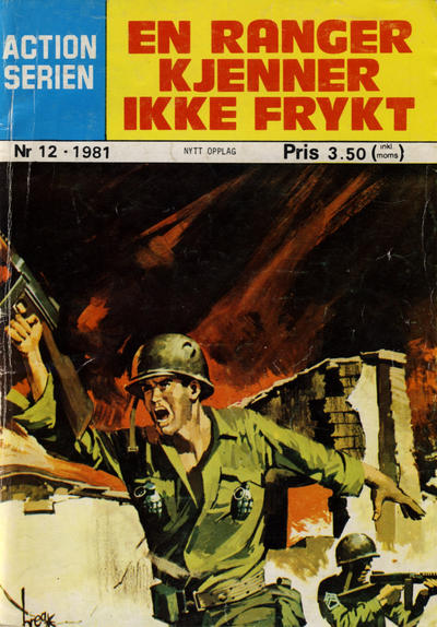 Cover for Action Serien (Atlantic Forlag, 1976 series) #12/1981
