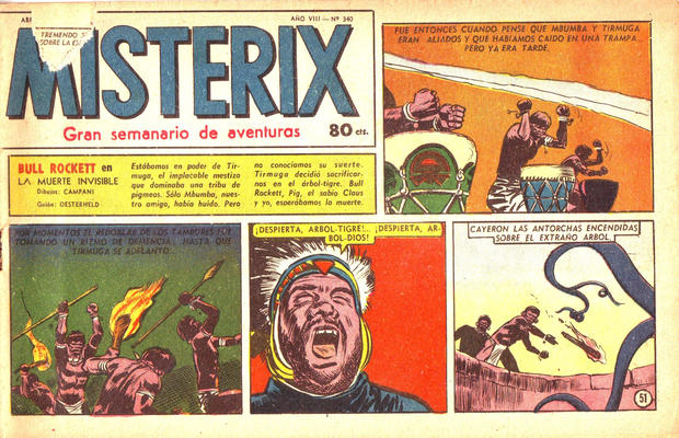 Cover for Misterix (Editorial Abril, 1948 series) #340