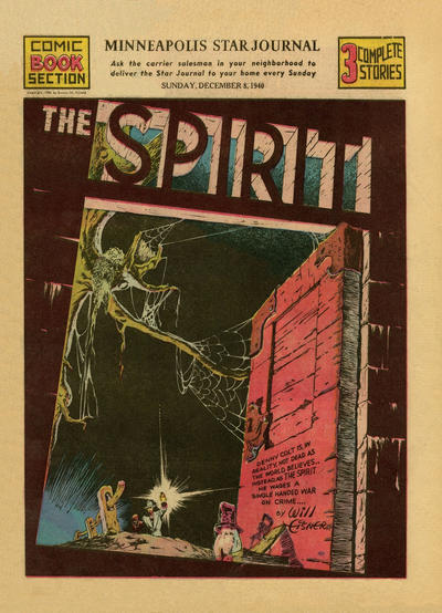 Cover for The Spirit (Register and Tribune Syndicate, 1940 series) #12/8/1940 [Minneapolis Star Journal edition]
