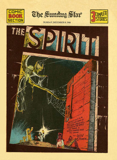 Cover for The Spirit (Register and Tribune Syndicate, 1940 series) #12/8/1940 [Washington DC Star edition]