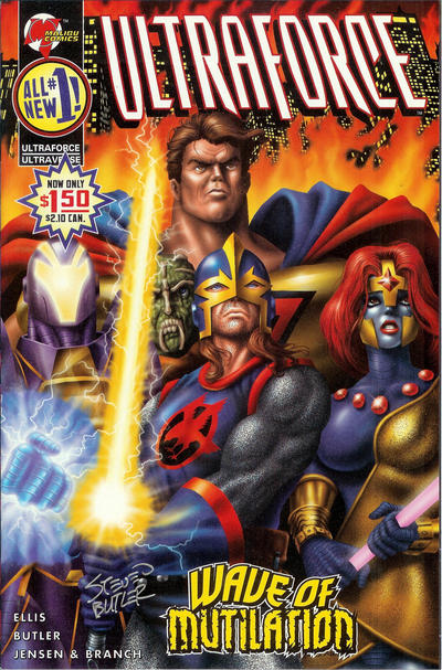Cover for UltraForce (Marvel, 1995 series) #1 [Painted Cover]