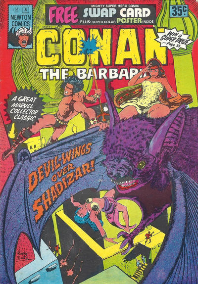 Cover for Conan the Barbarian (Newton Comics, 1975 series) #5
