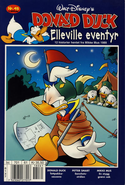 Cover for Donald Ducks Elleville Eventyr (Hjemmet / Egmont, 1986 series) #45 [Reutsendelse]