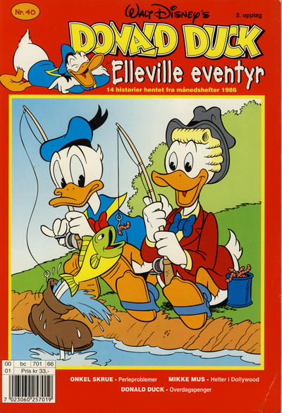 Cover for Donald Ducks Elleville Eventyr (Hjemmet / Egmont, 1986 series) #40 [Reutsendelse]