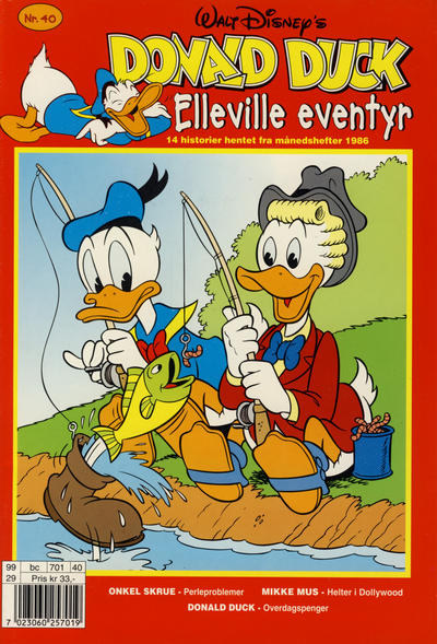 Cover for Donald Ducks Elleville Eventyr (Hjemmet / Egmont, 1986 series) #40