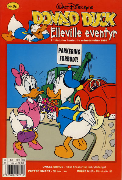Cover for Donald Ducks Elleville Eventyr (Hjemmet / Egmont, 1986 series) #36