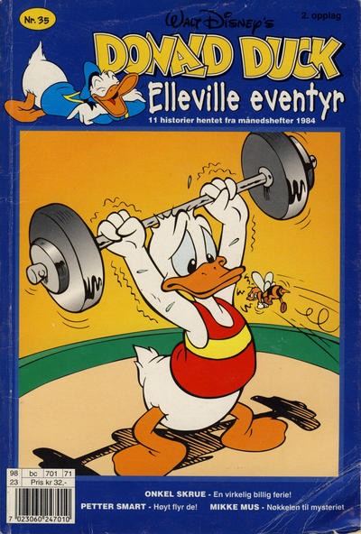 Cover for Donald Ducks Elleville Eventyr (Hjemmet / Egmont, 1986 series) #35 [Reutsendelse]