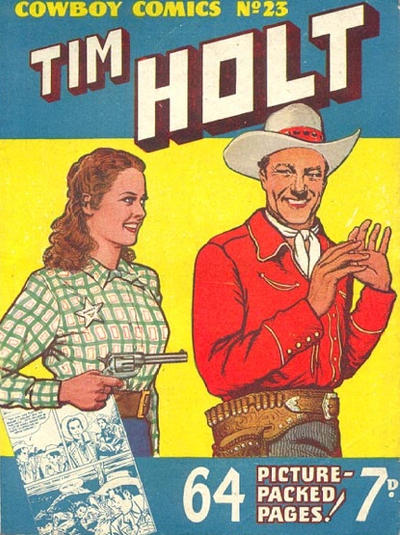Cover for Cowboy Comics (Amalgamated Press, 1950 series) #23