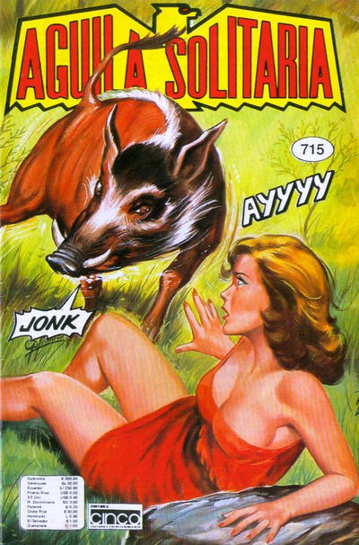 Cover for Aguila Solitaria (Editora Cinco, 1976 series) #715