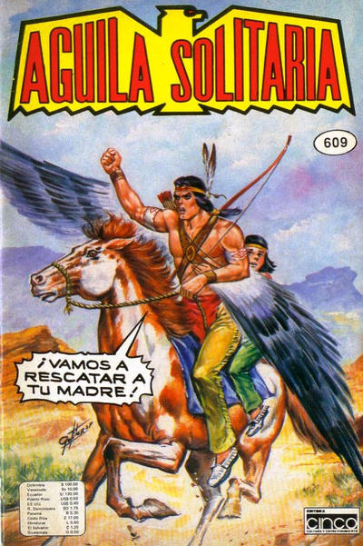 Cover for Aguila Solitaria (Editora Cinco, 1976 series) #609