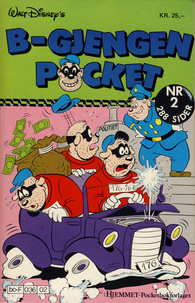 Cover for B-Gjengen pocket (Hjemmet / Egmont, 1986 series) #2