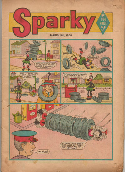 Cover for Sparky (D.C. Thomson, 1965 series) #164