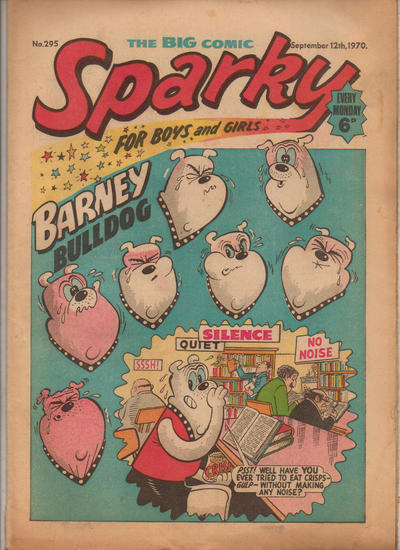 Cover for Sparky (D.C. Thomson, 1965 series) #295