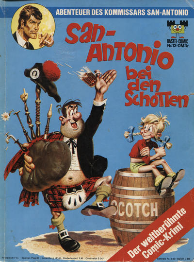 Cover for Bastei-Comic (Bastei Verlag, 1972 series) #12 - Die Abenteuer des Kommissars San-Antonio - San-Antonio bei den Schotten
