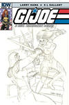 Cover for G.I. Joe: A Real American Hero (IDW, 2010 series) #202 [Cover RI - Incentive Larry Hama Sketch Variant]