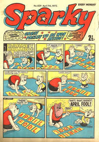 Cover Thumbnail for Sparky (D.C. Thomson, 1965 series) #429