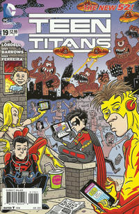 Cover Thumbnail for Teen Titans (DC, 2011 series) #19 [MAD Magazine Cover]