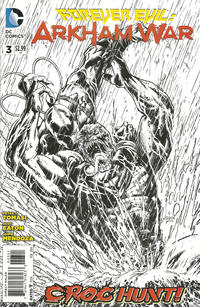Cover Thumbnail for Forever Evil: Arkham War (DC, 2013 series) #3 [Jason Fabok Black & White Cover]
