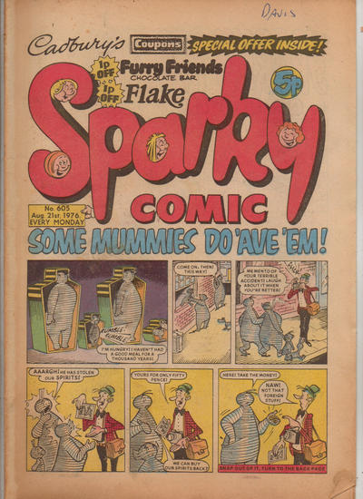 Cover for Sparky (D.C. Thomson, 1965 series) #605