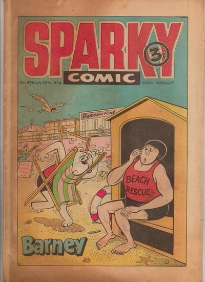 Cover for Sparky (D.C. Thomson, 1965 series) #496