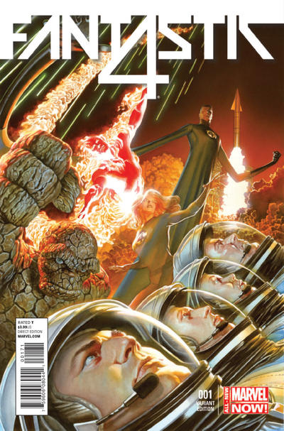 Cover for Fantastic Four (Marvel, 2014 series) #1 [Alex Ross Cover]