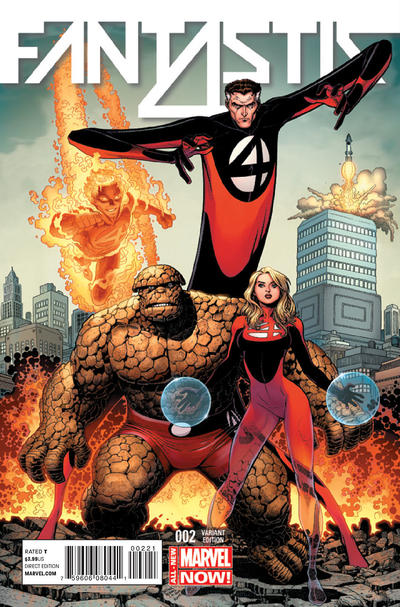 Cover for Fantastic Four (Marvel, 2014 series) #2 [Arthur Adams Cover]