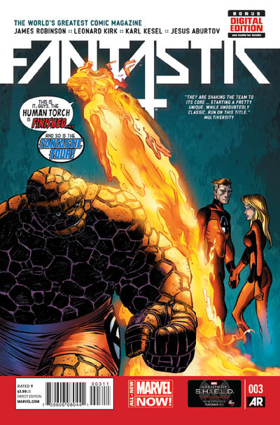 Cover for Fantastic Four (Marvel, 2014 series) #3
