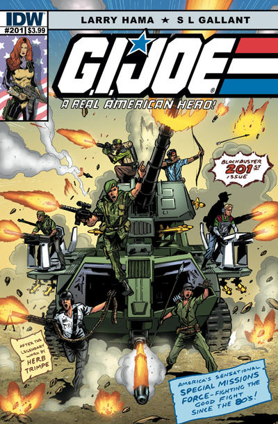 Cover for G.I. Joe: A Real American Hero (IDW, 2010 series) #201 [S. L. Gallant]