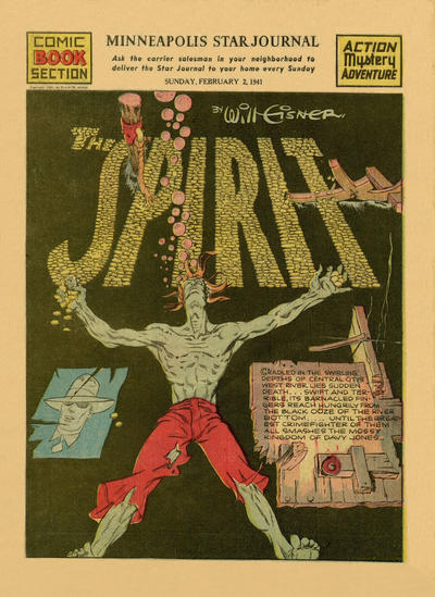 Cover for The Spirit (Register and Tribune Syndicate, 1940 series) #2/2/1941 [Minneapolis Star Journal edition]