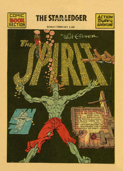 Cover for The Spirit (Register and Tribune Syndicate, 1940 series) #2/2/1941 [Newark NJ Star Ledger edition]