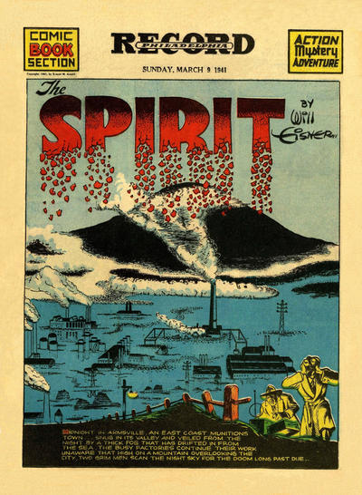 Cover for The Spirit (Register and Tribune Syndicate, 1940 series) #3/9/1941 [Philadelphia Record edition]