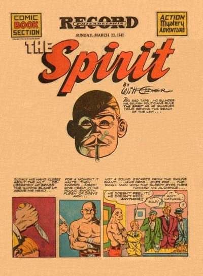 Cover for The Spirit (Register and Tribune Syndicate, 1940 series) #3/23/1941 [Philadelphia Record edition]
