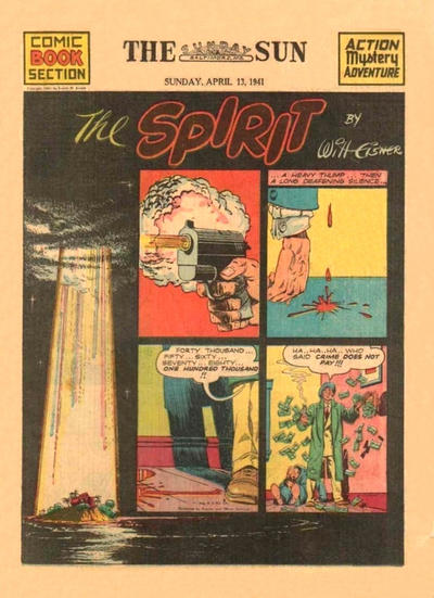 Cover for The Spirit (Register and Tribune Syndicate, 1940 series) #4/13/1941 [Baltimore Sun edition]