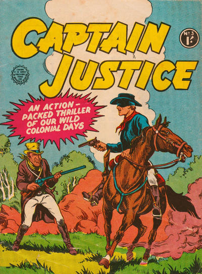 Cover for Captain Justice (Horwitz, 1963 series) #3