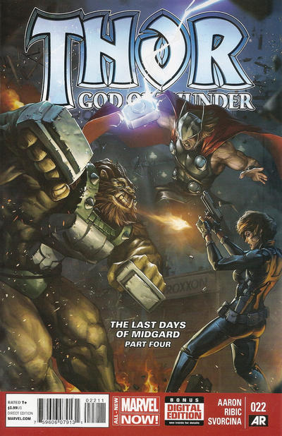 Cover for Thor: God of Thunder (Marvel, 2013 series) #22