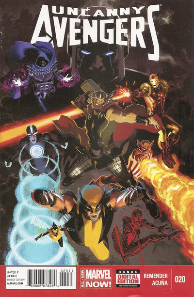 Cover for Uncanny Avengers (Marvel, 2012 series) #20