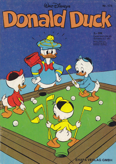 Cover for Donald Duck (Egmont Ehapa, 1974 series) #174