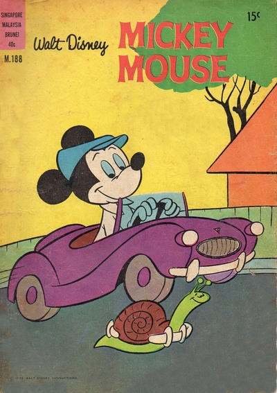 Cover for Walt Disney's Mickey Mouse (W. G. Publications; Wogan Publications, 1956 series) #188