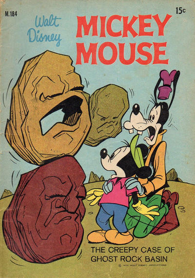 Cover for Walt Disney's Mickey Mouse (W. G. Publications; Wogan Publications, 1956 series) #184