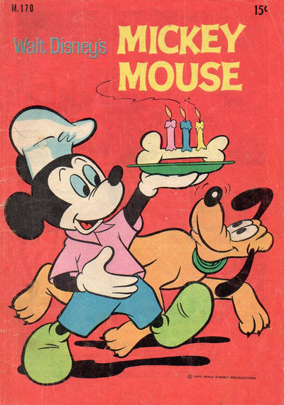 Cover for Walt Disney's Mickey Mouse (W. G. Publications; Wogan Publications, 1956 series) #170