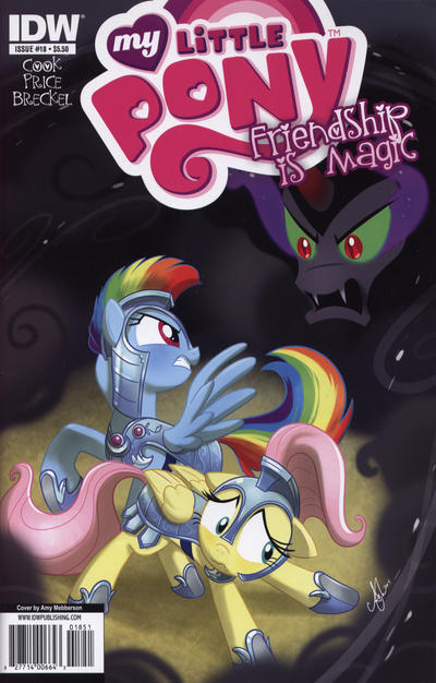 Cover for My Little Pony: Friendship Is Magic (IDW, 2012 series) #18 [Cover RE - Hot Topic Exclusive - Amy Mebberson]