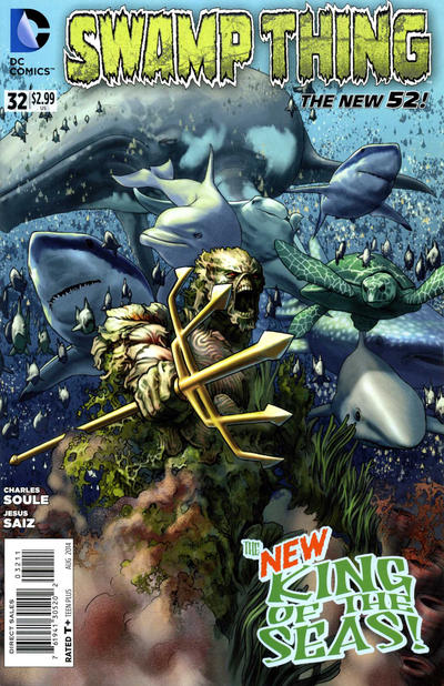 Cover for Swamp Thing (DC, 2011 series) #32